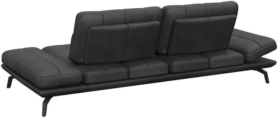 FLEXLUX 3-zitsbank Tropea multifunctionele bank designbank relaxfunctie tv-bank met armleuningverstelling en zitdiepteverstelling breedte 252 cm - Foto 3