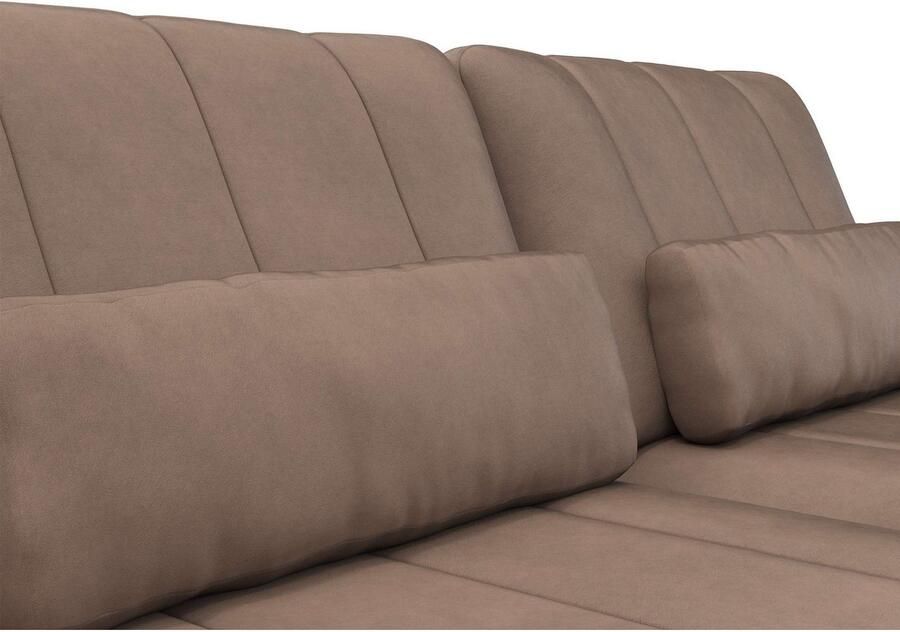 FLEXLUX 3-zitsbank Tropea multifunctionele bank designbank relaxfunctie tv-bank met armleuningverstelling en zitdiepteverstelling breedte 252 cm