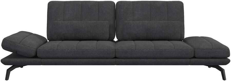 FLEXLUX 3-zitsbank Tropea multifunctionele bank designbank relaxfunctie tv-bank met armleuningverstelling en zitdiepteverstelling breedte 252 cm - Foto 4