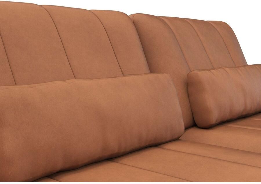 FLEXLUX 3-zitsbank Tropea multifunctionele bank designbank relaxfunctie tv-bank met armleuningverstelling en zitdiepteverstelling breedte 252 cm