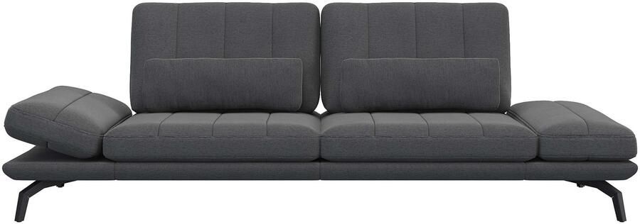 FLEXLUX 3-zitsbank Tropea multifunctionele bank designbank relaxfunctie tv-bank met armleuningverstelling en zitdiepteverstelling breedte 252 cm - Foto 4