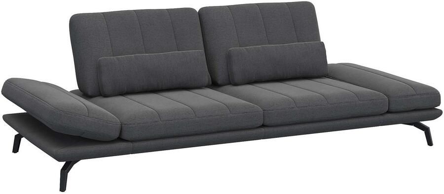 FLEXLUX 3-zitsbank Tropea multifunctionele bank designbank relaxfunctie tv-bank met armleuningverstelling en zitdiepteverstelling breedte 252 cm - Foto 2