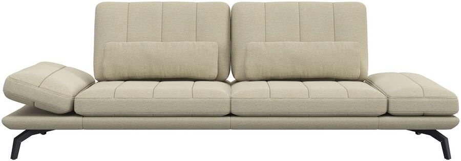 FLEXLUX 3-zitsbank Tropea multifunctionele bank designbank relaxfunctie tv-bank met armleuningverstelling en zitdiepteverstelling breedte 252 cm - Foto 4