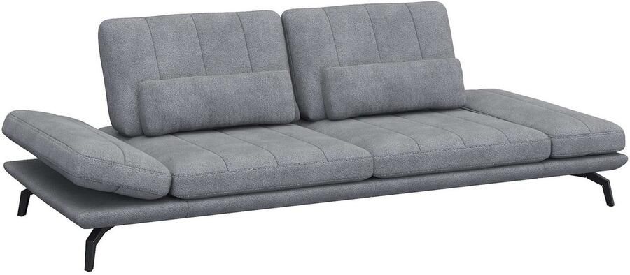FLEXLUX 3-zitsbank Tropea multifunctionele bank designbank relaxfunctie tv-bank met armleuningverstelling en zitdiepteverstelling breedte 252 cm - Foto 2