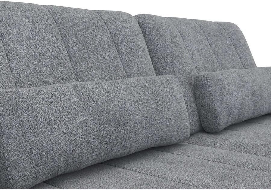 FLEXLUX 3-zitsbank Tropea multifunctionele bank designbank relaxfunctie tv-bank met armleuningverstelling en zitdiepteverstelling breedte 252 cm