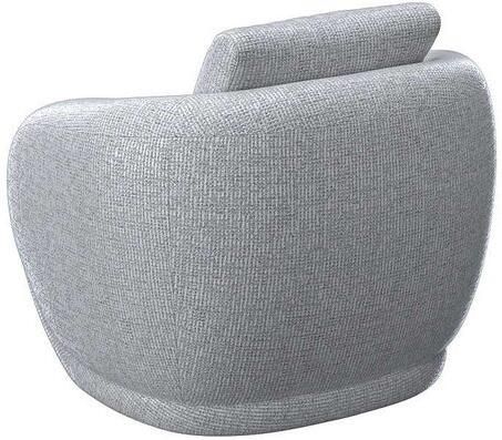 FLEXLUX Fauteuil Torino rond draaibaar eenpersoonsbank fauteuil Modern organisch fauteuilontwerp koudschuim golfvering - Foto 3