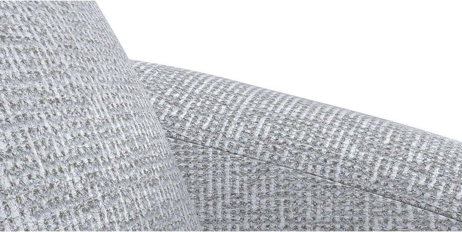 FLEXLUX Fauteuil Torino rond draaibaar eenpersoonsbank fauteuil Modern organisch fauteuilontwerp koudschuim golfvering - Foto 2