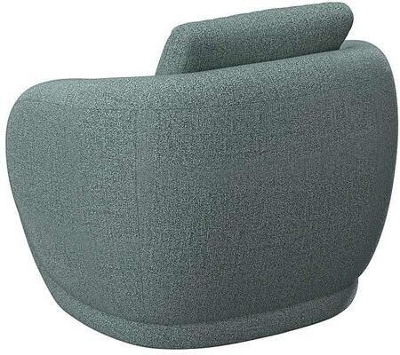 FLEXLUX Fauteuil Torino rond draaibaar eenpersoonsbank fauteuil Modern organisch fauteuilontwerp koudschuim golfvering - Foto 3