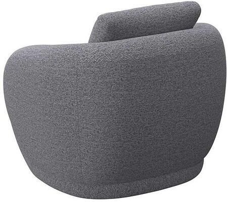 FLEXLUX Fauteuil Torino rond draaibaar eenpersoonsbank fauteuil Modern organisch fauteuilontwerp koudschuim golfvering - Foto 3