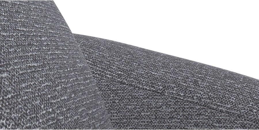 FLEXLUX Fauteuil Torino rond draaibaar eenpersoonsbank fauteuil Modern organisch fauteuilontwerp koudschuim golfvering - Foto 2