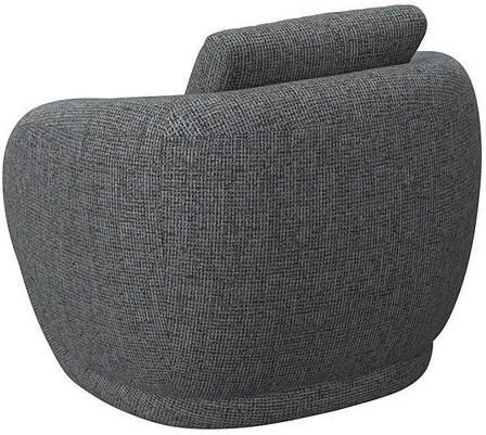 FLEXLUX Fauteuil Torino rond draaibaar eenpersoonsbank fauteuil Modern organisch fauteuilontwerp koudschuim golfvering - Foto 3