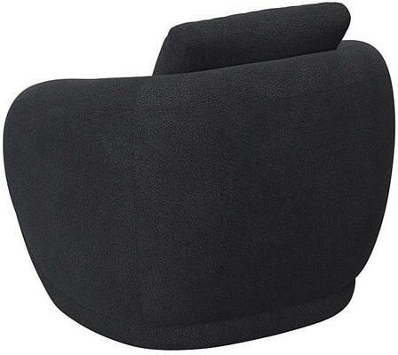 FLEXLUX Fauteuil Torino rond draaibaar eenpersoonsbank fauteuil Modern organisch fauteuilontwerp koudschuim golfvering - Foto 3