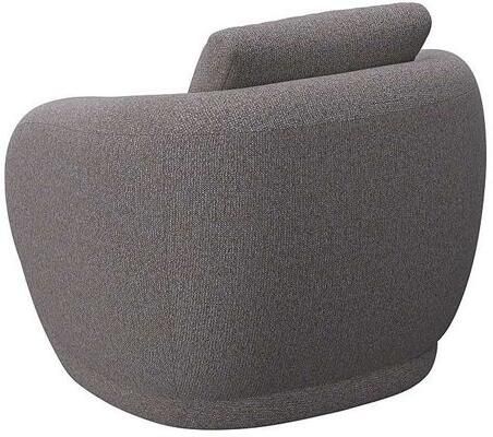 FLEXLUX Fauteuil Torino rond draaibaar eenpersoonsbank fauteuil Modern organisch fauteuilontwerp koudschuim golfvering - Foto 3