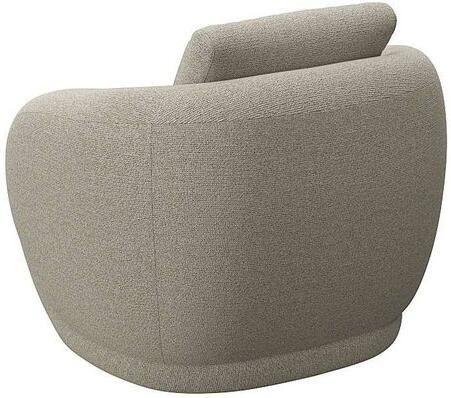 FLEXLUX Fauteuil Torino rond draaibaar eenpersoonsbank fauteuil Modern organisch fauteuilontwerp koudschuim golfvering - Foto 3