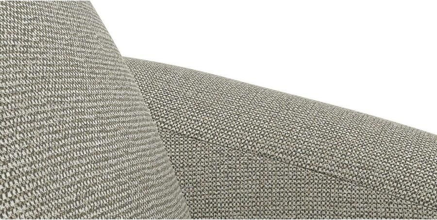 FLEXLUX Fauteuil Torino rond draaibaar eenpersoonsbank fauteuil Modern organisch fauteuilontwerp koudschuim golfvering - Foto 2