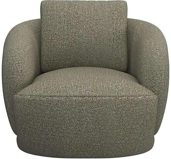 FLEXLUX Fauteuil Torino rond draaibaar eenpersoonsbank fauteuil Modern organisch fauteuilontwerp koudschuim golfvering - Foto 5