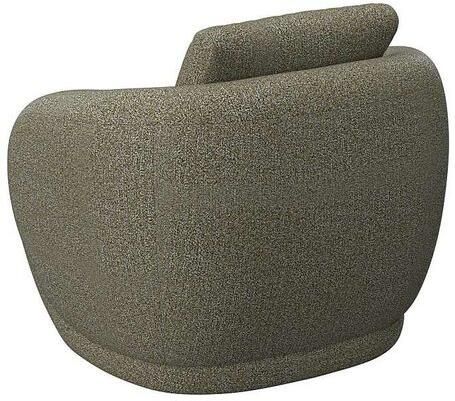 FLEXLUX Fauteuil Torino rond draaibaar eenpersoonsbank fauteuil Modern organisch fauteuilontwerp koudschuim golfvering - Foto 3