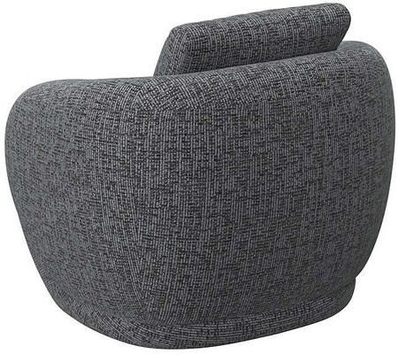 FLEXLUX Fauteuil Torino rond draaibaar eenpersoonsbank fauteuil Modern organisch fauteuilontwerp koudschuim golfvering - Foto 3