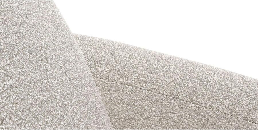 FLEXLUX Fauteuil Torino rond draaibaar eenpersoonsbank fauteuil Modern organisch fauteuilontwerp koudschuim golfvering - Foto 2