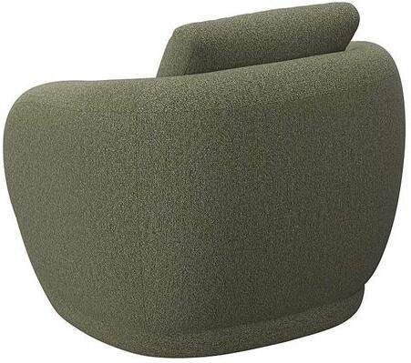 FLEXLUX Fauteuil Torino rond draaibaar eenpersoonsbank fauteuil Modern organisch fauteuilontwerp koudschuim golfvering - Foto 3