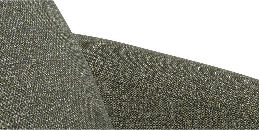 FLEXLUX Fauteuil Torino rond draaibaar eenpersoonsbank fauteuil Modern organisch fauteuilontwerp koudschuim golfvering - Foto 2