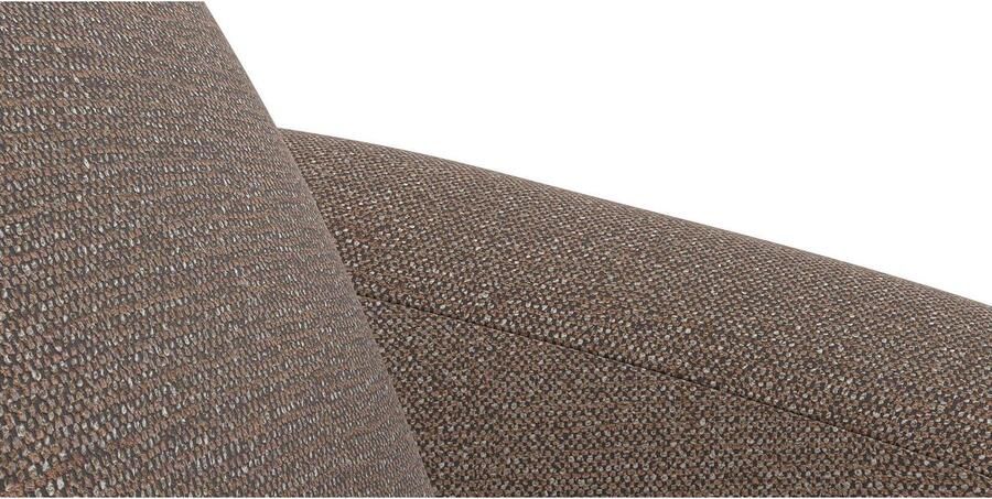 FLEXLUX Fauteuil Torino rond draaibaar eenpersoonsbank fauteuil Modern organisch fauteuilontwerp koudschuim golfvering - Foto 2