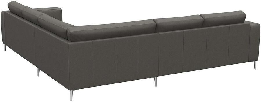 FLEXLUX Hoekbank Fiore gelijkbenig super zitcomfort door koudschuim in de zitting - Foto 4