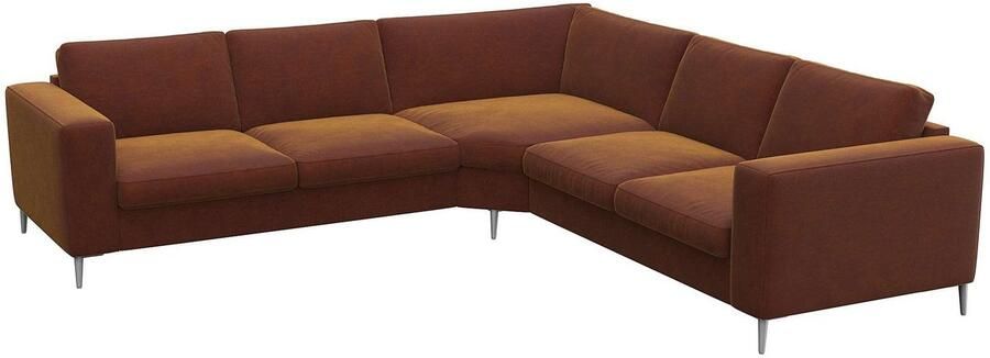 FLEXLUX Hoekbank Fiore gelijkbenig super zitcomfort door koudschuim in de zitting - Foto 5