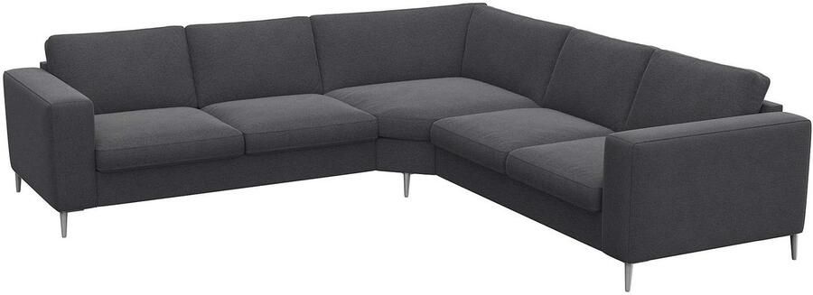 FLEXLUX Hoekbank Fiore gelijkbenig super zitcomfort door koudschuim in de zitting - Foto 5