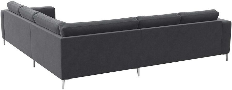 FLEXLUX Hoekbank Fiore gelijkbenig super zitcomfort door koudschuim in de zitting - Foto 4