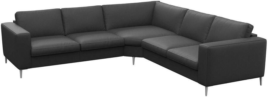 FLEXLUX Hoekbank Fiore gelijkbenig super zitcomfort door koudschuim in de zitting - Foto 5