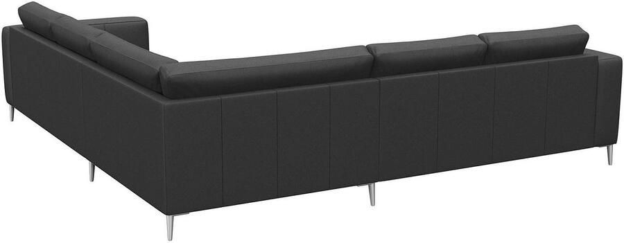 FLEXLUX Hoekbank Fiore gelijkbenig super zitcomfort door koudschuim in de zitting - Foto 4