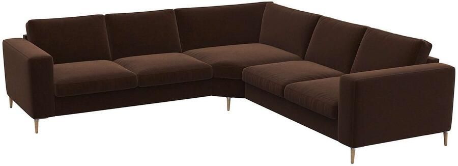 FLEXLUX Hoekbank Fiore gelijkbenig super zitcomfort door koudschuim in de zitting - Foto 5