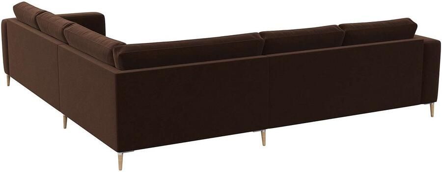 FLEXLUX Hoekbank Fiore gelijkbenig super zitcomfort door koudschuim in de zitting - Foto 4