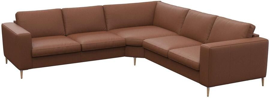 FLEXLUX Hoekbank Fiore gelijkbenig super zitcomfort door koudschuim in de zitting - Foto 5