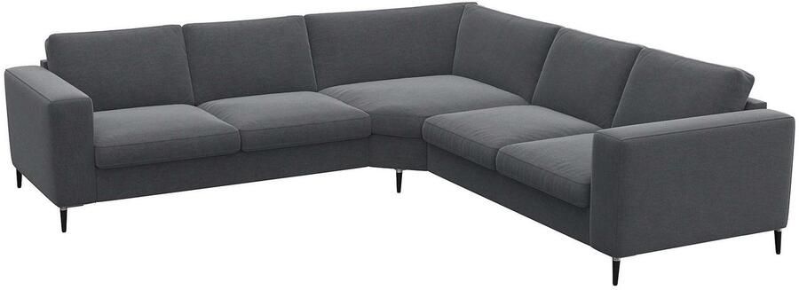 FLEXLUX Hoekbank Fiore gelijkbenig super zitcomfort door koudschuim in de zitting - Foto 5