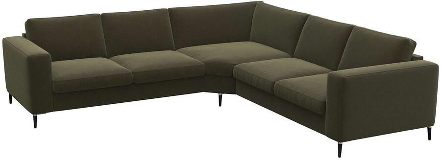 FLEXLUX Hoekbank Fiore gelijkbenig super zitcomfort door koudschuim in de zitting - Foto 5