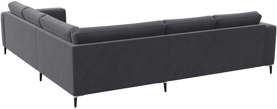 FLEXLUX Hoekbank Fiore gelijkbenig super zitcomfort door koudschuim in de zitting - Foto 4