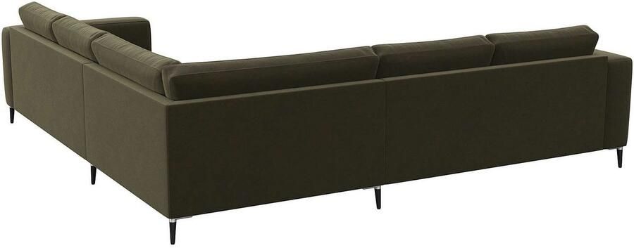 FLEXLUX Hoekbank Fiore gelijkbenig super zitcomfort door koudschuim in de zitting - Foto 4