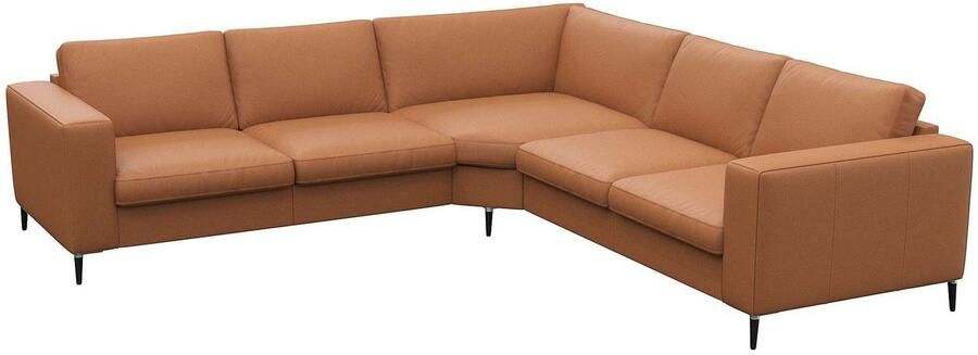 FLEXLUX Hoekbank Fiore gelijkbenig super zitcomfort door koudschuim in de zitting - Foto 5