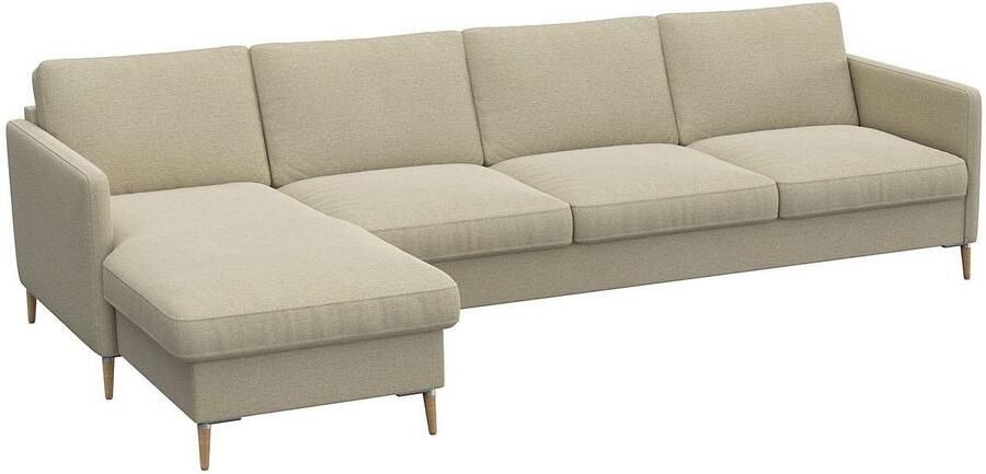 FLEXLUX Hoekbank Fiore super zitcomfort door koudschuim in de zitting L-vorm - Foto 6