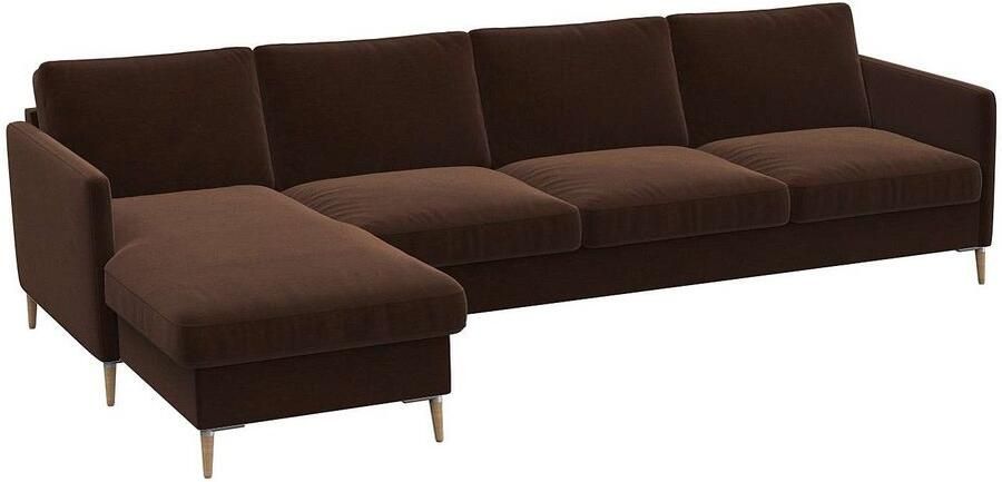 FLEXLUX Hoekbank Fiore super zitcomfort door koudschuim in de zitting L-vorm - Foto 6