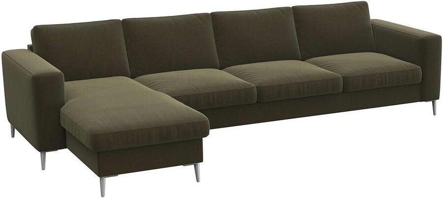 FLEXLUX Hoekbank Fiore super zitcomfort door koudschuim in de zitting L-vorm - Foto 6