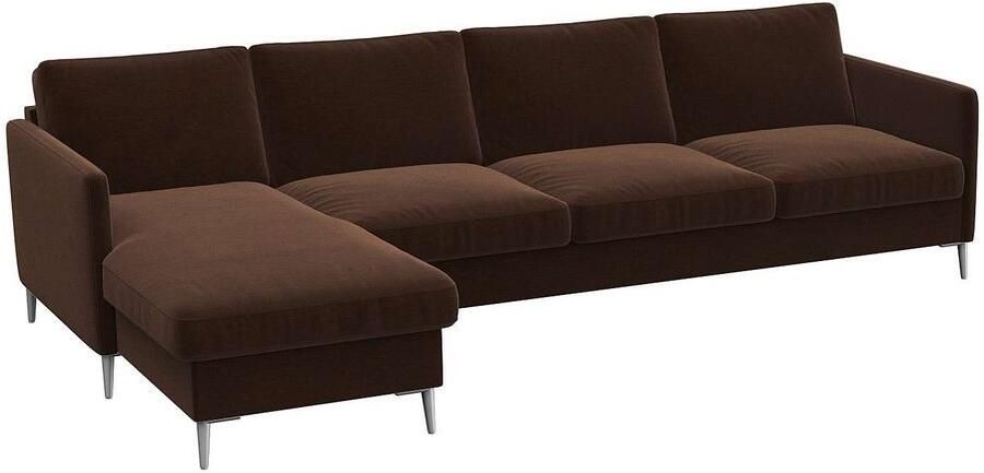 FLEXLUX Hoekbank Fiore super zitcomfort door koudschuim in de zitting L-vorm - Foto 6