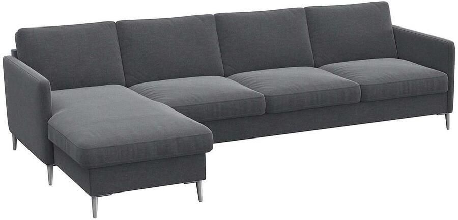 FLEXLUX Hoekbank Fiore super zitcomfort door koudschuim in de zitting L-vorm - Foto 6