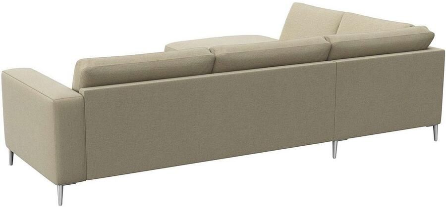 FLEXLUX Hoekbank Fiore super zitcomfort door koudschuim in de zitting L-vorm - Foto 6