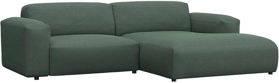 FLEXLUX Hoekbank Lucera Chaise longue rechts of links L-vorm comfortabel - Foto 4