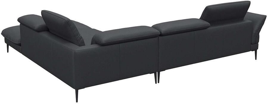 FLEXLUX Hoekbank Salino functie-sofa met ottomane relaxsofa hoekbank Bank met arm- en hoofdeinde verstellingen koudschuim & staalgolven - Foto 4