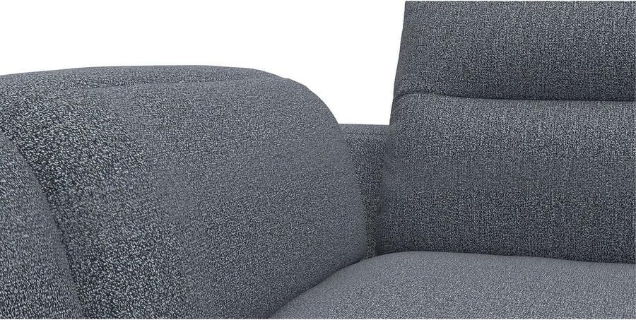 FLEXLUX Hoekbank Salino functie-sofa met ottomane relaxsofa hoekbank Bank met arm- en hoofdeinde verstellingen koudschuim & staalgolven