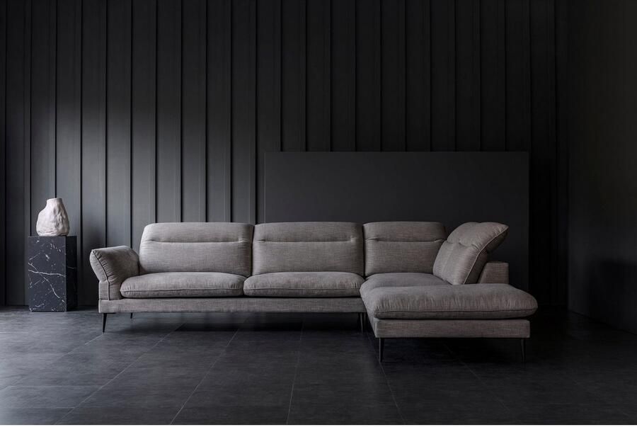 FLEXLUX Hoekbank Salino functie-sofa met ottomane relaxsofa hoekbank Bank met arm- en hoofdeinde verstellingen koudschuim & staalgolven